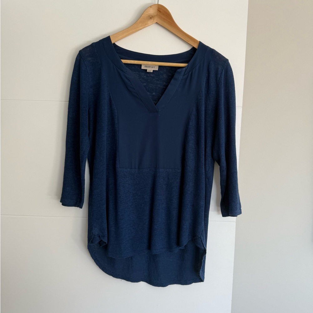 Smart Set Deep Blue Women's Tunic